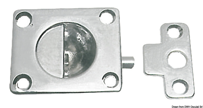 FERMAPORTELLO O CASSETTO CON MOLLA 45X42 MM