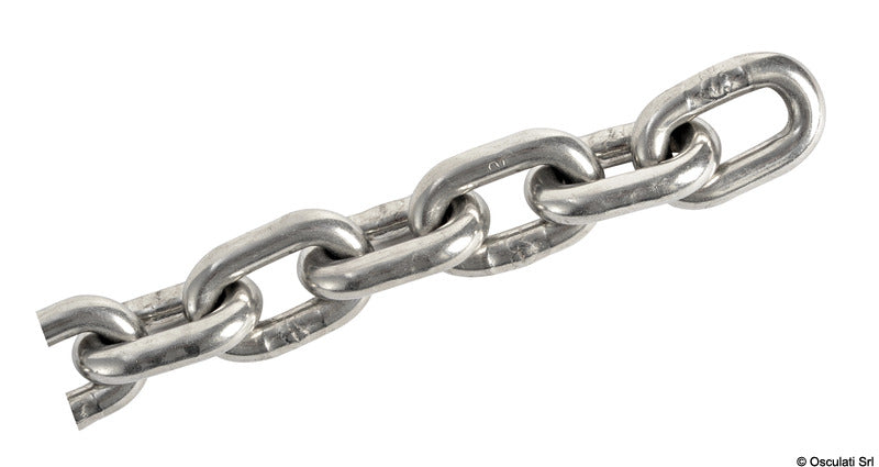 CATENA INOX CALIBRATA 6MM
kg/m 0,800
Carico lavoro 509 kg rottura 1630 kg