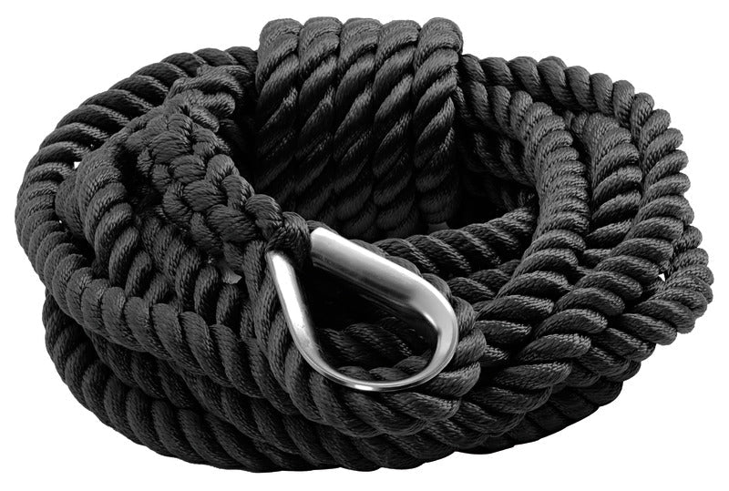 Cima ormeggio nera 12 mm x 9 m