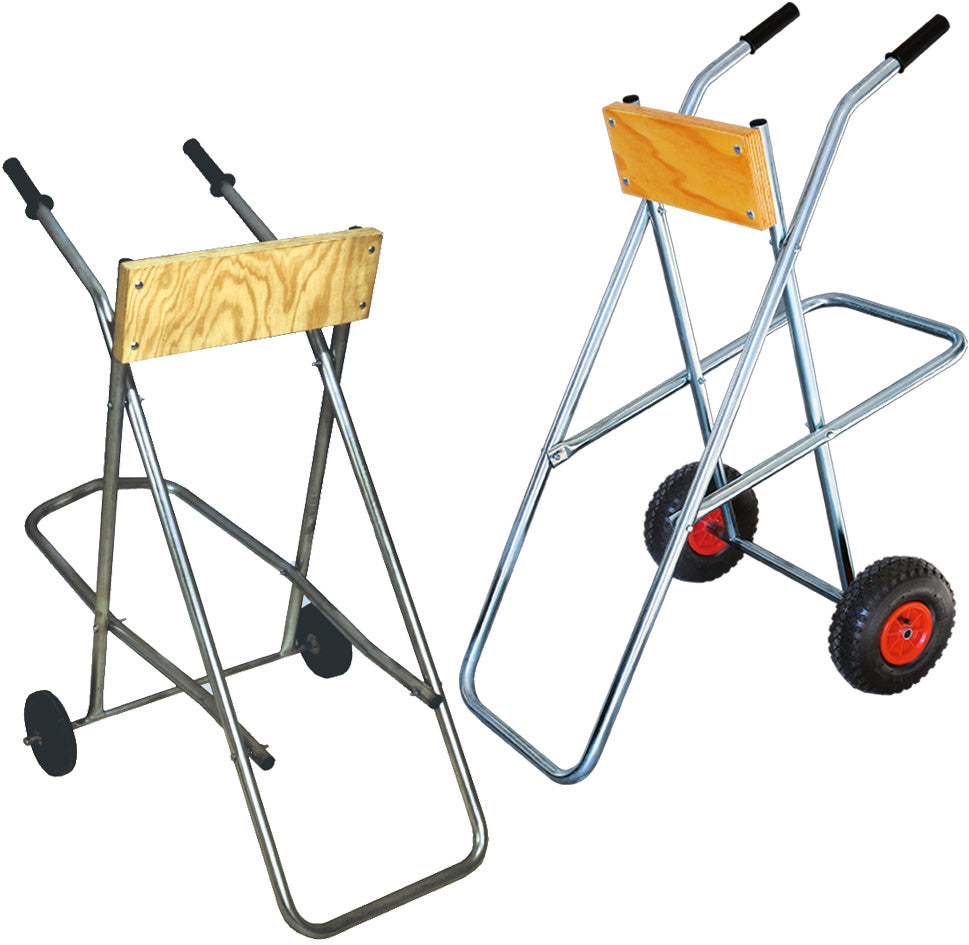 CAVALLETTO PORTAMOTORE C/ RUOTE STANDARD