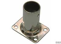 BASE QUADRA 90° INOX STAMPATO
TUBO 22 MM