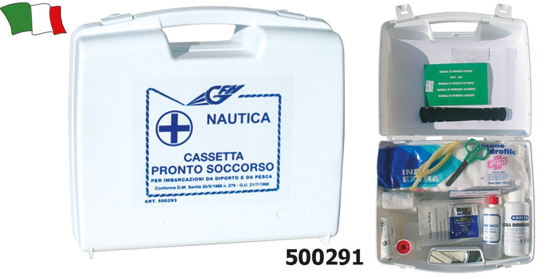 CASSETTA DI PRONTO SOCCORSO ENTRO LE 6 MIGLIA