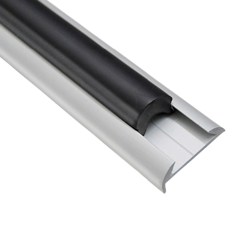 Profilo bottazzo alluminio anodizzato 38x9