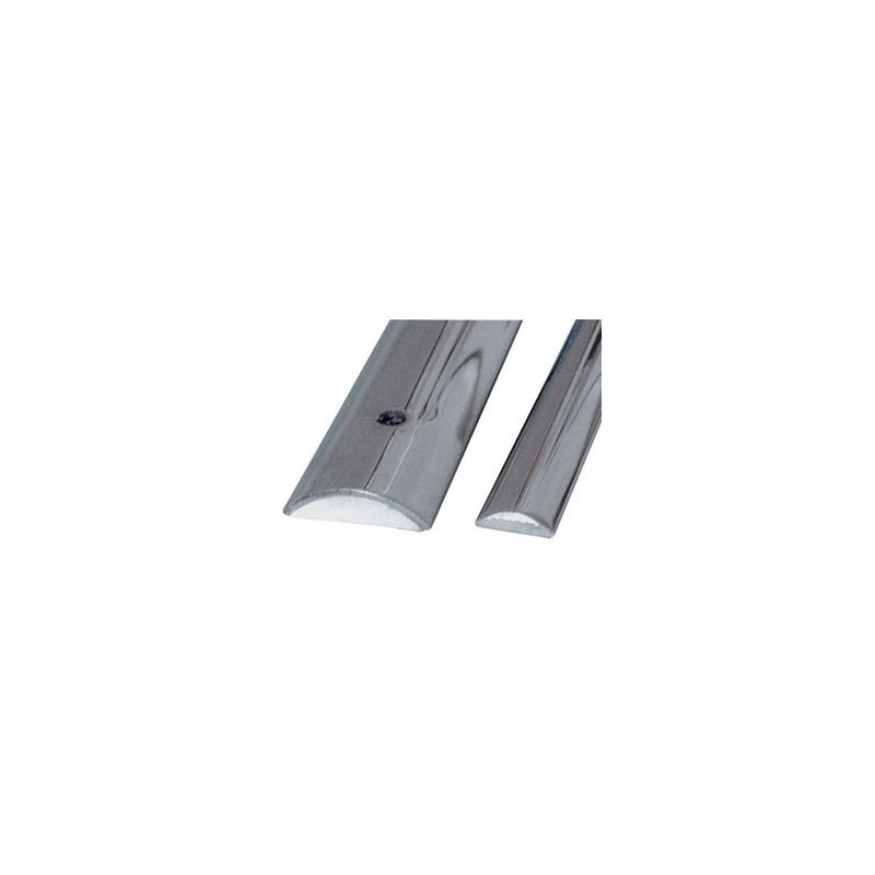 PROFILO PARABORDO INOX SEMITONDO 21 X 5,5 MM
