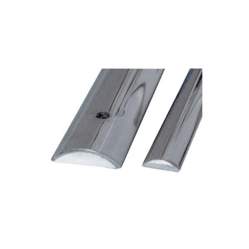 PROFILO PARABORDO INOX SEMITONDO 18 X 5,3 MM