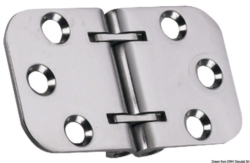 CERNIERA REVOLVE A FILO 69X40 MM BLOCCO 180° A RIBALTA