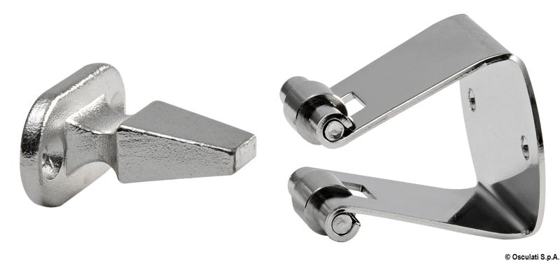 FERMAPORTE RULLINI INOX 34X20 MM X 30 MM SPORGENZA