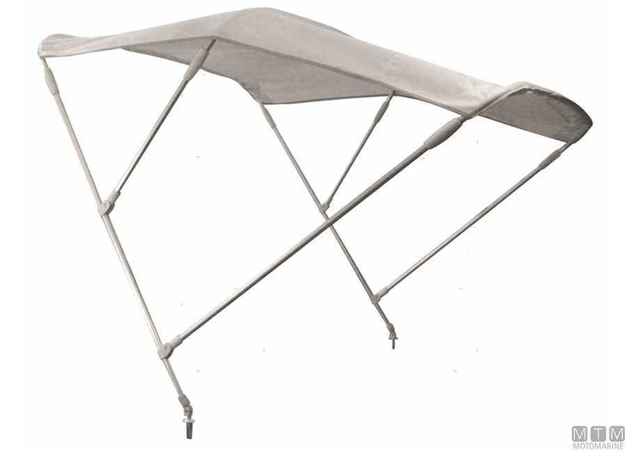 CAPOTTINE TENDALINI + ASTE 3 ARCHI BIANCA 170 CM