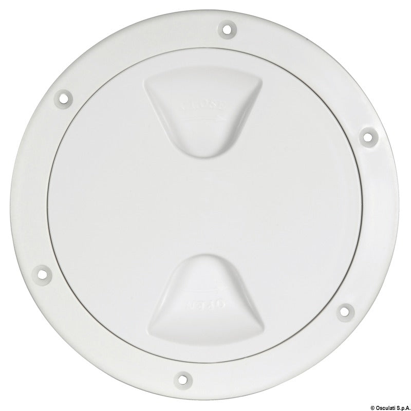 TAPPO ISPEZIONE A VITE BIANCO 125 MM