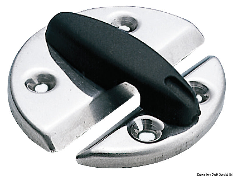 FERMAPAGLIOLO / FERMAPORTE NOTTOLINO INOX E NYLON