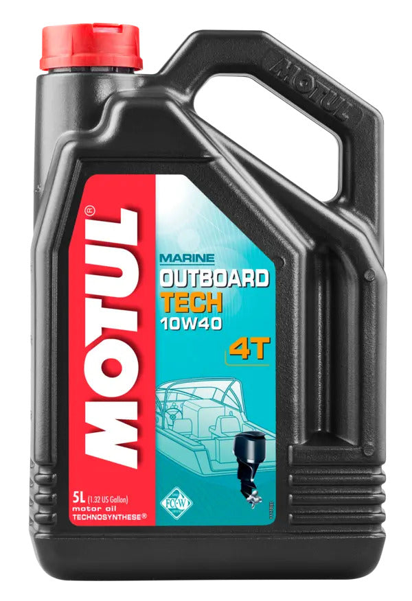Olio Motul Outboard Tech 10W40 4 tempi 5 litri