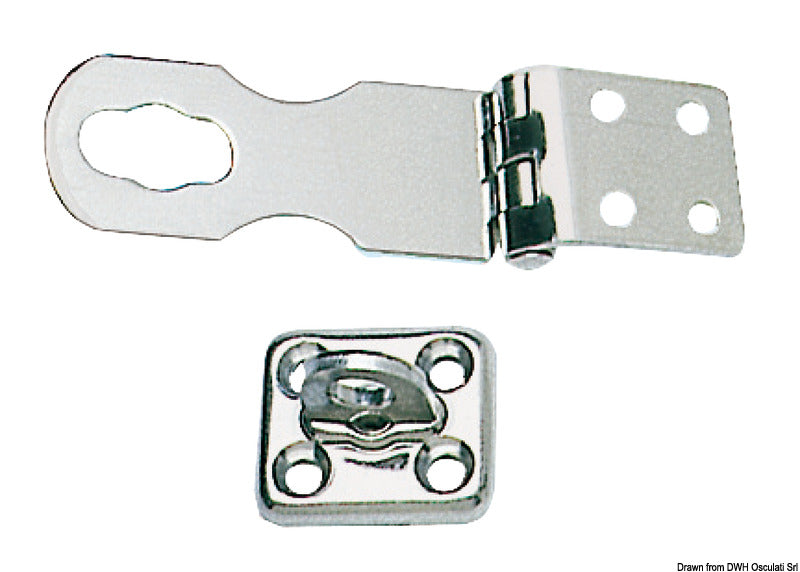 FERMA GAVONI INOX 64X29 MM