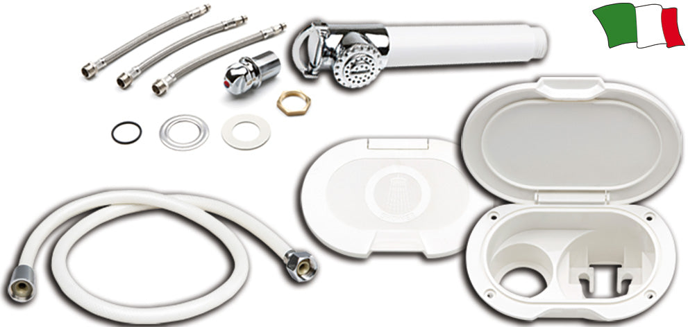 KIT DOCCIA CON MISCELATORE 143X100 MM