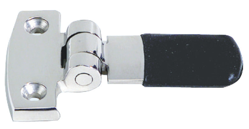 FERMAVETRI/FERMAPORTA SCORREVOLE A RIBALTA AISI316 INOX PVC ANTIURTO 47X18 MM L 74 MM TOTALE