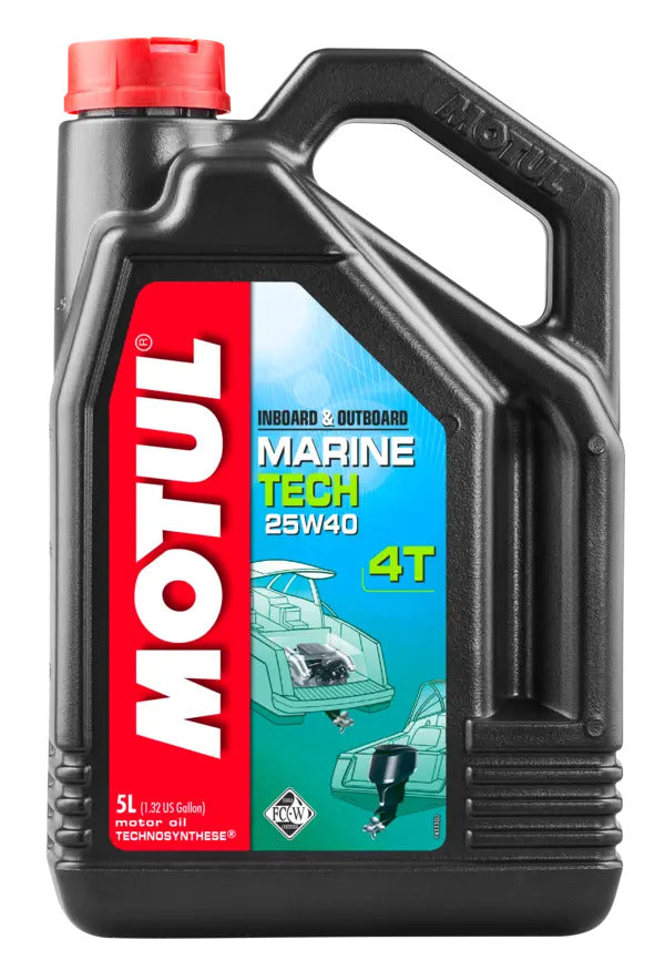 Olio Motul Outboard 25W40 4 tempi da 5 Litri