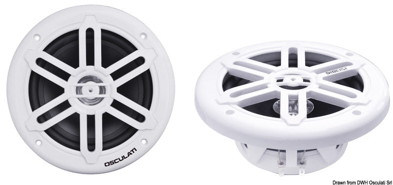 CASSE STEREO DOPPIO CONO BIANCHE 6,5"