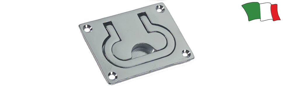 Alzapagliolo Heavy Duty con maniglia 55x75 ottone cromato