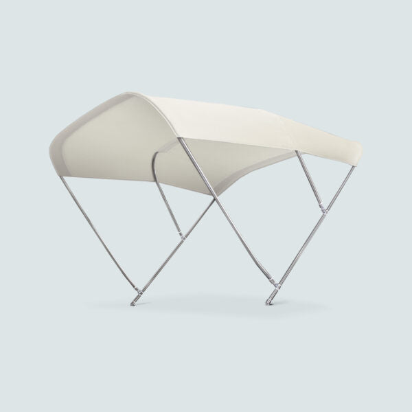 Tendalino 3 archi acciaio Bianco 185