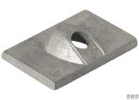 PIASTRINA ANODO ZINCO MERCURY 6<>15 (2T) - 9,9<>15 (4T)
RIF. ORIGINALE 42121A2