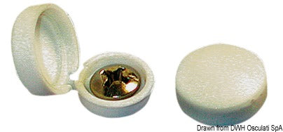ORLI SOTTOVITE SHURE CAPS NERI PER VITI 3,4/4,2 MM