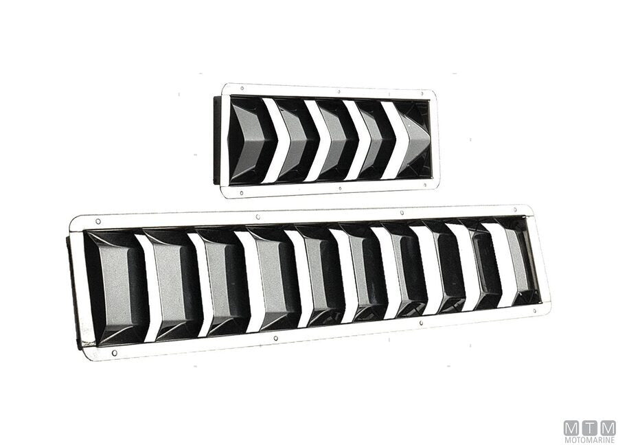 PRESA D'ARIA INOX A INCASSO STRETTA
430X75MM