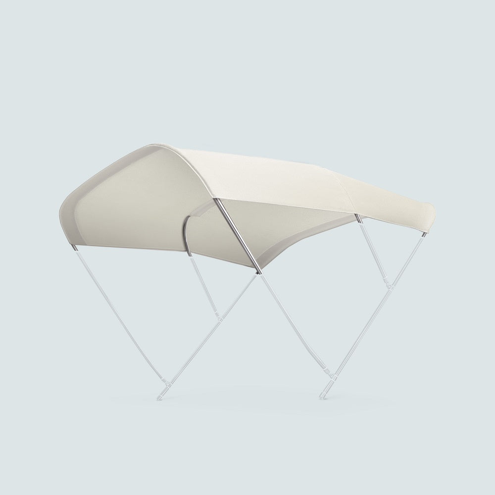 Tendalino 3 archi alluminio Bianco 200