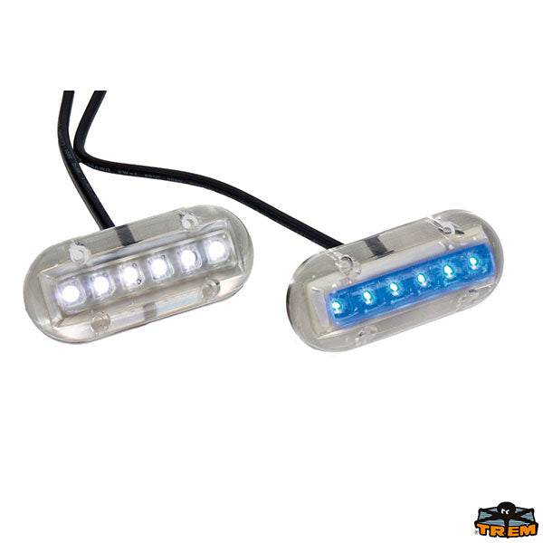 LUCE SUBACQUEA 12V 6 LED BLU