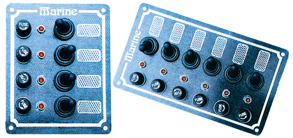 Pannello elettrico ad interruttori waterproof Nr. interruttori 6
