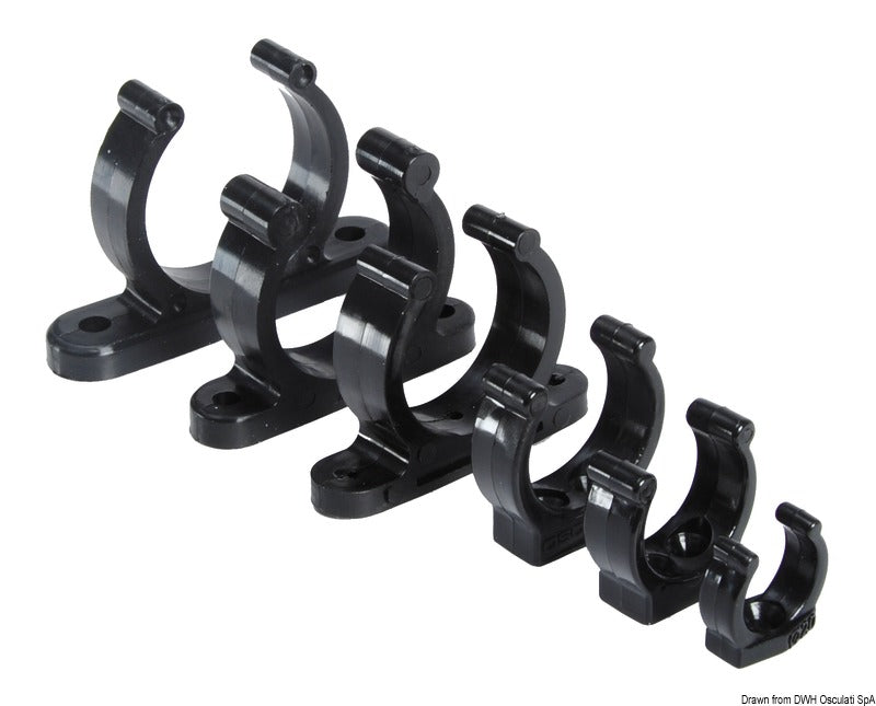 CLIP 30 MM PESANTE NERA FERMAREMI FERMAMANICI