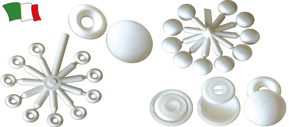 COPRIVITE CON SOTTOVITE A SCATTO IN NYLON DA 10 PEZZI