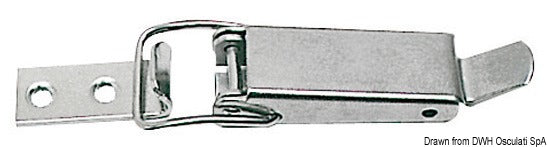 CHIUSURA INOX A LEVA MM 102 CARICO MAX 55 KG VERSIONE STANDARD