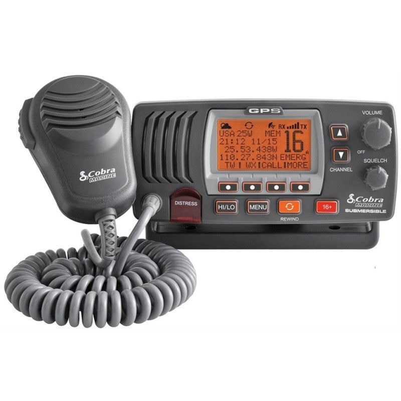 Cobra VHF 25-W nero MR F77B GPS