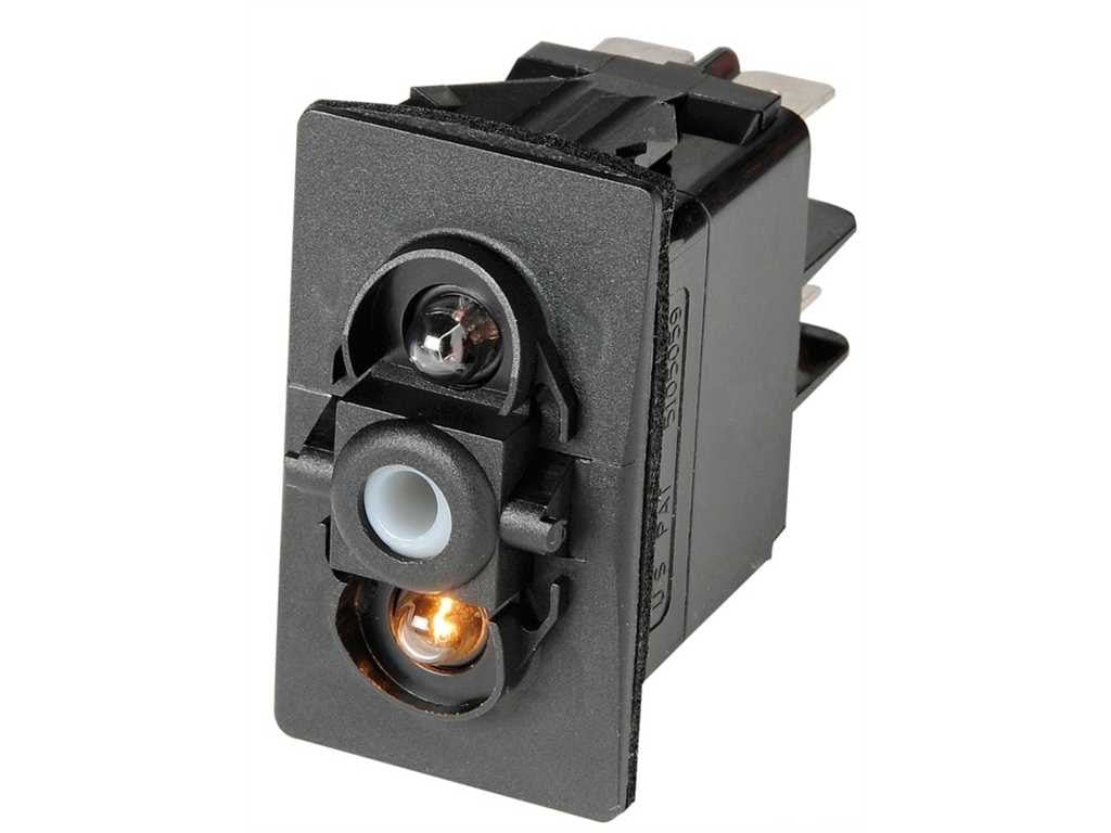 Interruttore impermeabile IP56 carling switch contura II ON - OFF, 2 led senza bascola