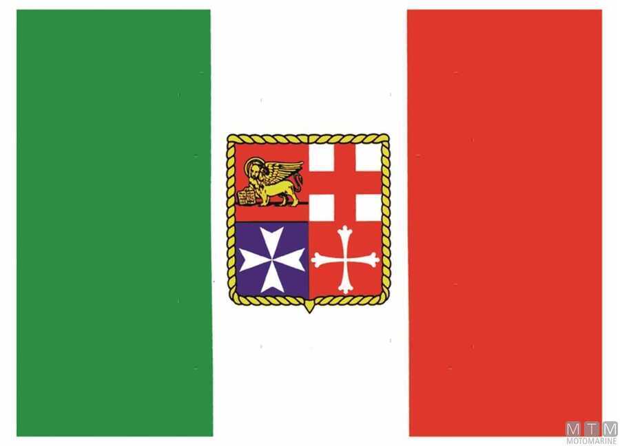 BANDIERA ADESIVA ITALIA 160X240 GOMMATA