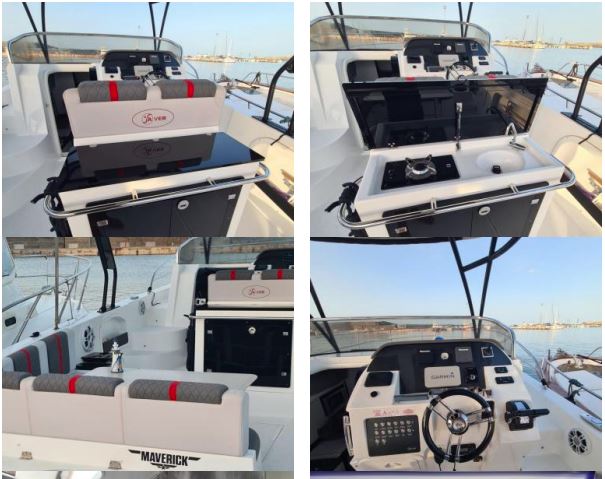 Saver 330 wa con coppia di motori Honda 250 hp